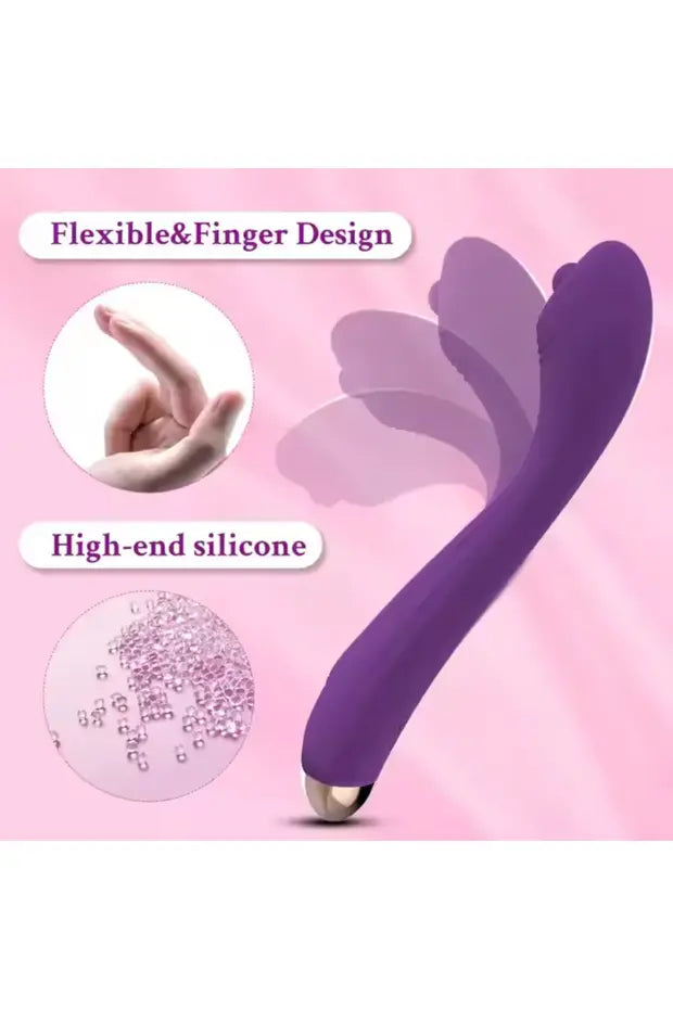 G Noktası Uyarıcı Mor Vibratör – Suya Dayanıklı, Kompakt, Soft Dokunuşlu ve Güçlü Titreşimli