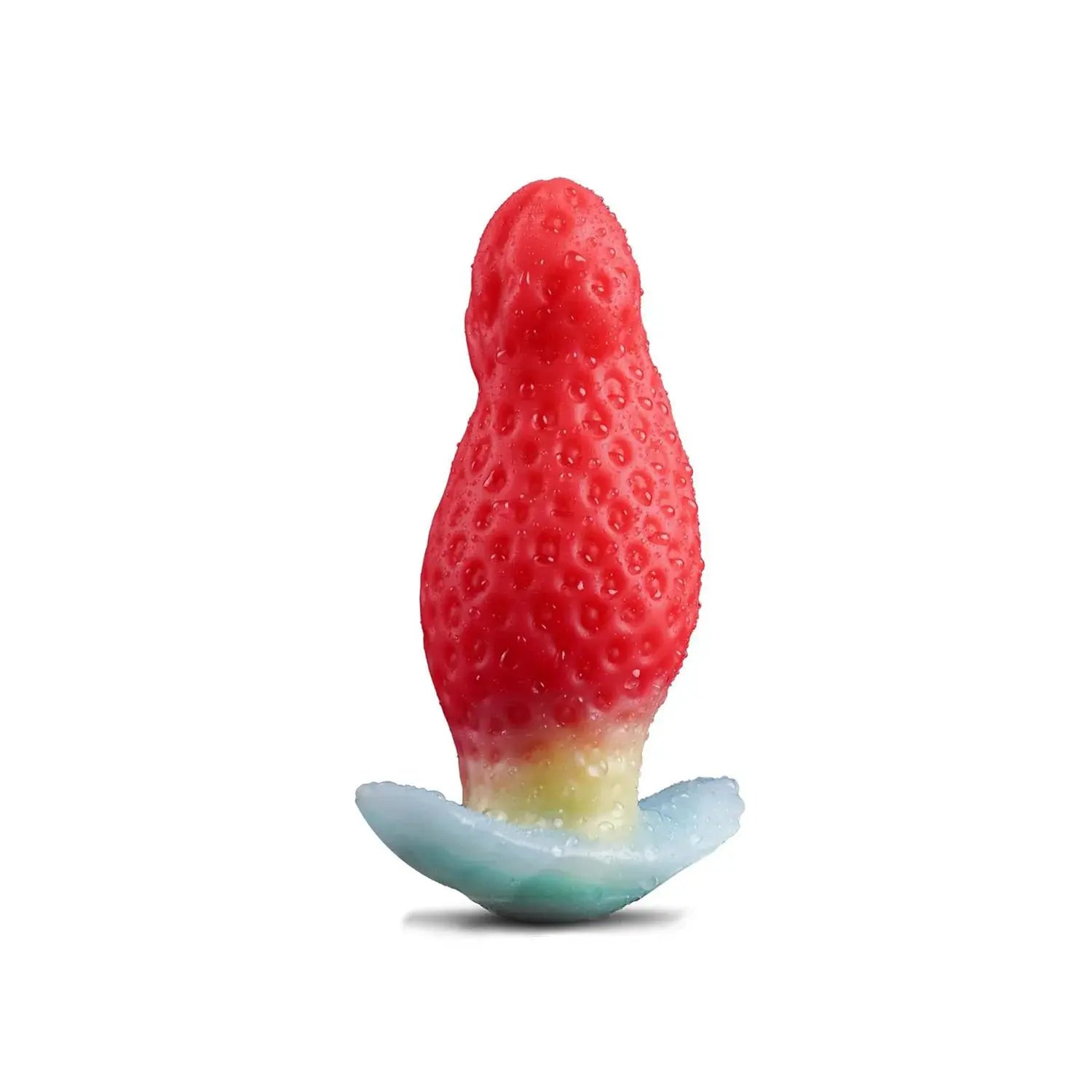 Çilek Tasarımlı Silikon Anal Plug Küçük – Renkli, Eğlenceli ve Konforlu Deneyim