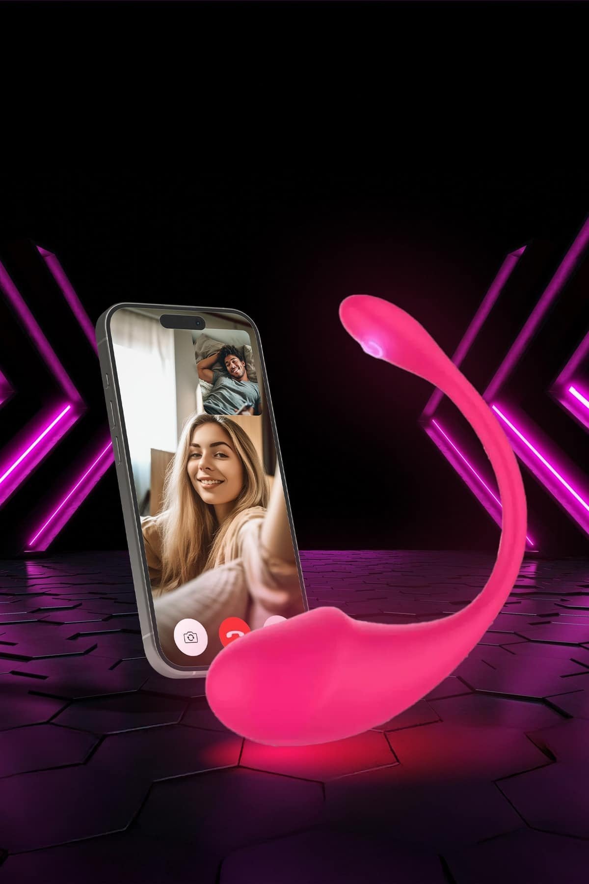 Telefon Kontrollü 10 Modlu Yumurta Vibratör – Akıllı Uygulama Destekli