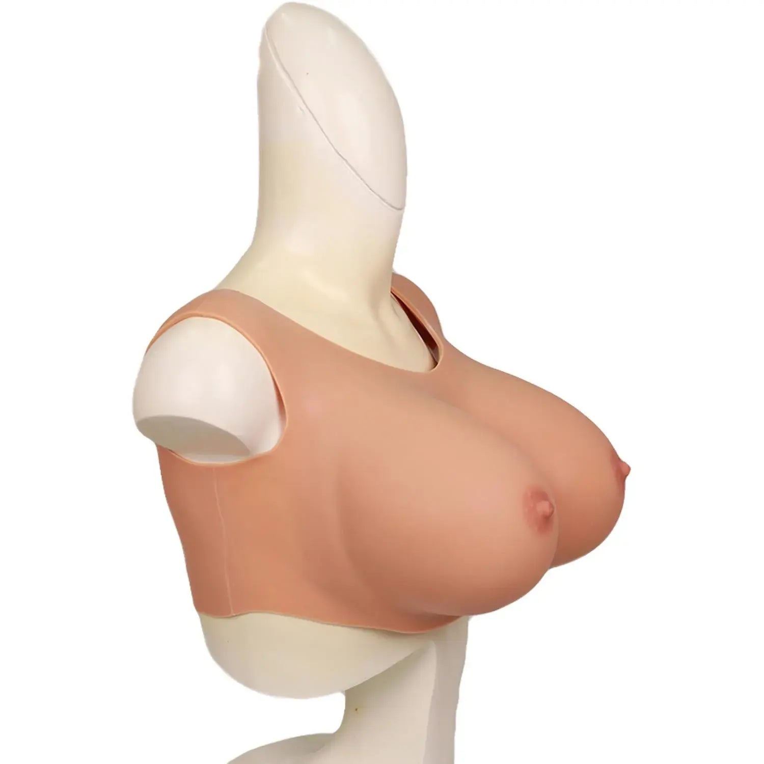 Giyilebilir Silikon Göğüs Kumral En Büyük Boy G Cup – Premium Kaliteli Gerçekçi