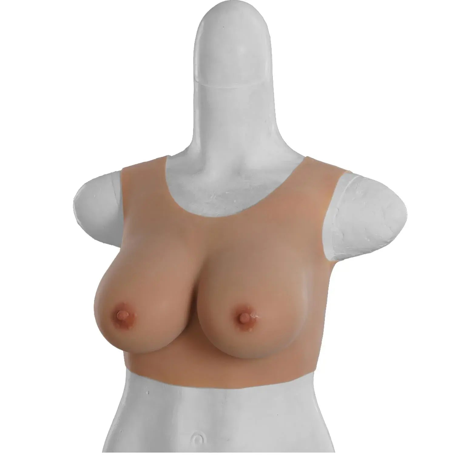 Giyilebilir Silikon Göğüs Kumral Küçük Boy C Cup – Premium Kaliteli Gerçekçi