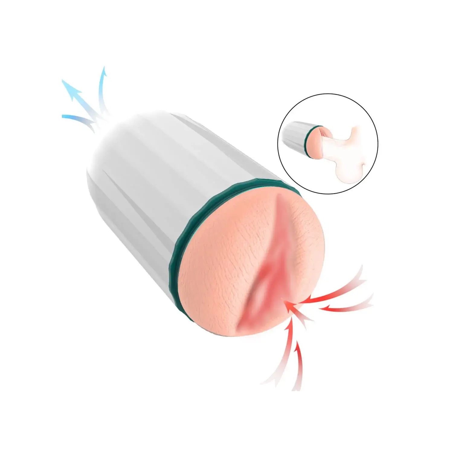 Mastürbatör: Küçük Boy Vakumlu Erkek Mastürbatör Kabı
