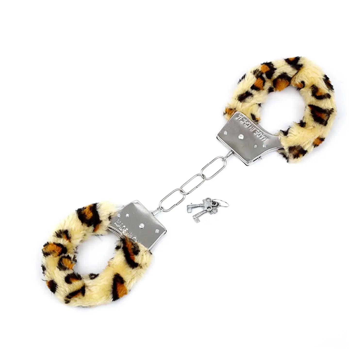 Peluşlu Metal Fantezi Kelepçe Leopar – Vahşi Cazibe, Yumuşak Kontrol