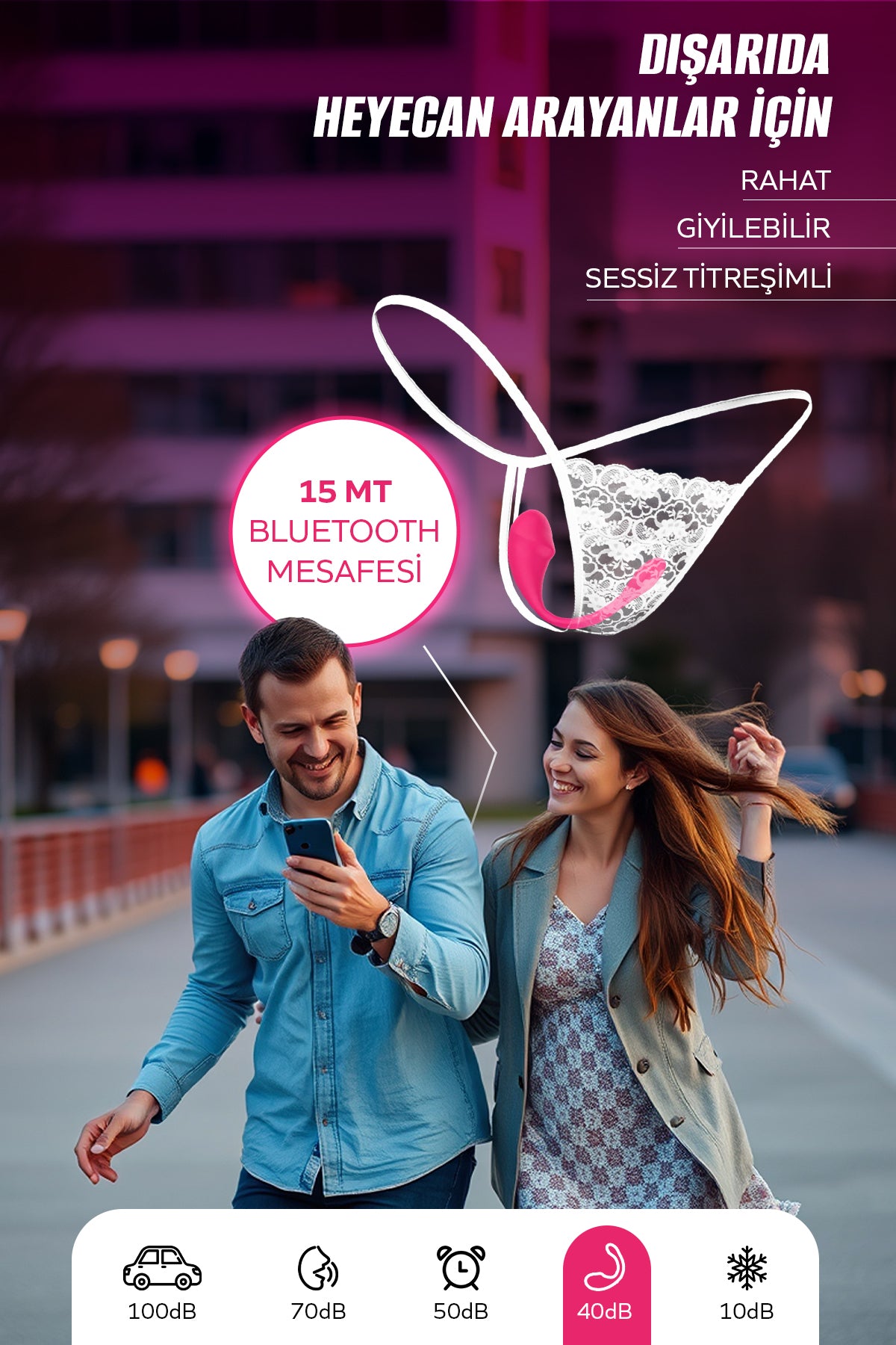 Telefon Kontrollü 10 Modlu Yumurta Vibratör – Akıllı Uygulama Destekli