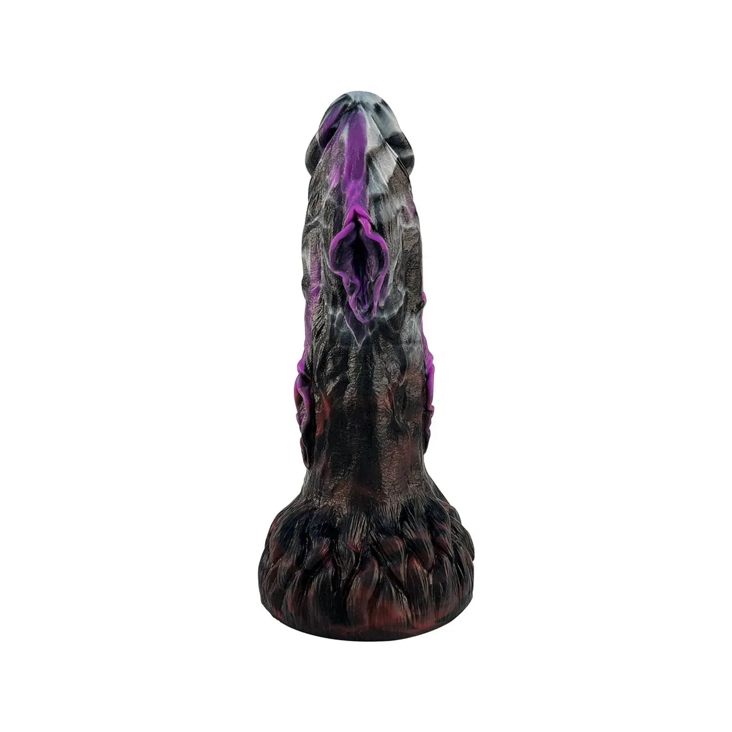 Vajina Detaylı Fantazi Dildo Siyah – 22 cm