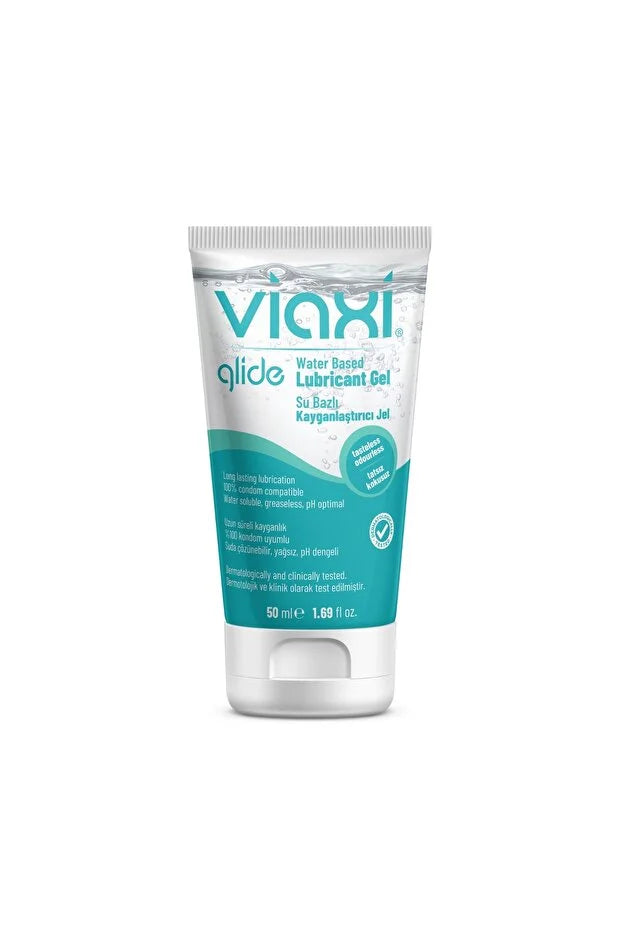VIAXI GLIDE Doğal Kayganlaştırıcı Jel 50 ML, Su Bazlı, Tatsız Kokusuz