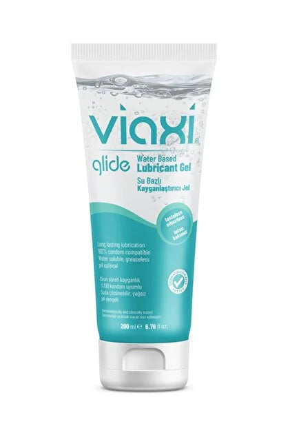 VIAXI GLIDE Lubricant Doğal Kayganlaştırıcı Jel 200 ML, Su Bazlı, Tatsız Kokusuz