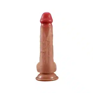 Gerçekçi Dildo: 20,5 cm – Su Geçirmez ve Vakumlu Yapı